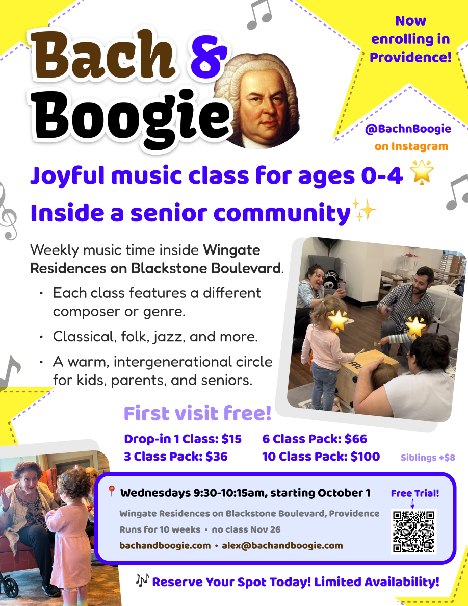 Bach & Boogie Providence flyer